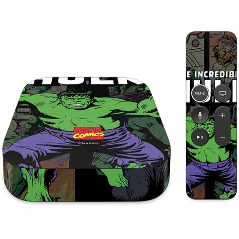 Marvel Classic Comics Hulk Fighter Vintage Apple TV Skin