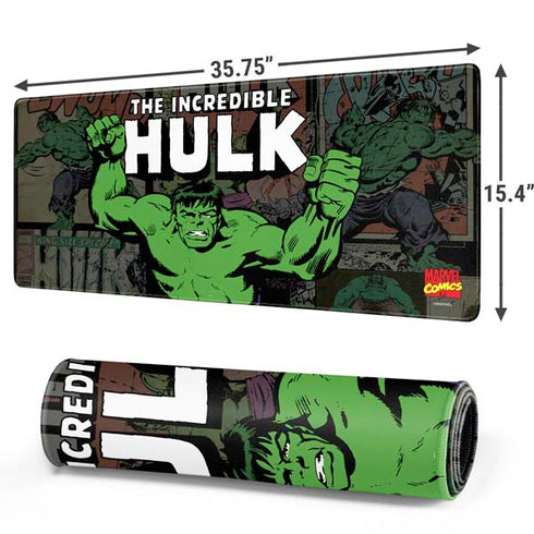Marvel Classic Comics Hulk Fighter Vintage Gaming Mouse Pad