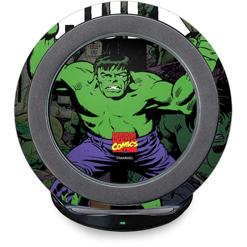 Marvel Classic Comics Hulk Fighter Vintage Fast Charge Wireless Charging Stand Skin