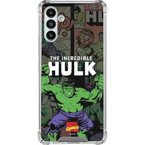 Marvel Classic Comics Hulk Fighter Vintage Galaxy A13 5G Clear Case