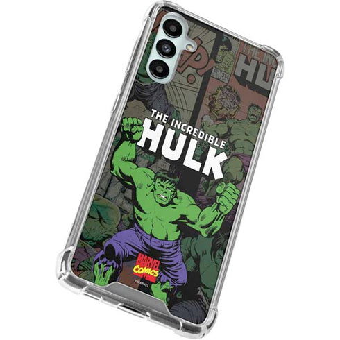 Marvel Classic Comics Hulk Fighter Vintage Galaxy A14 5G Clear Case
