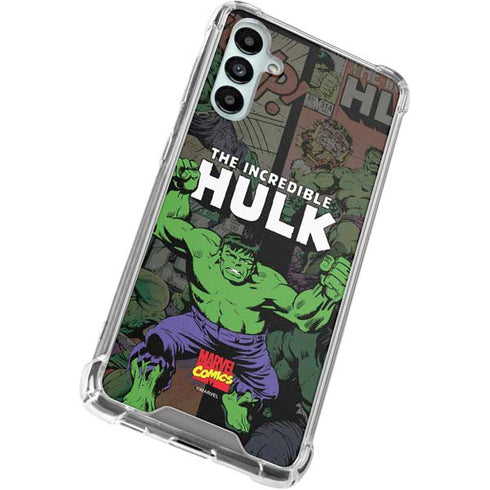 Marvel Classic Comics Hulk Fighter Vintage Galaxy A15 5G Clear Case