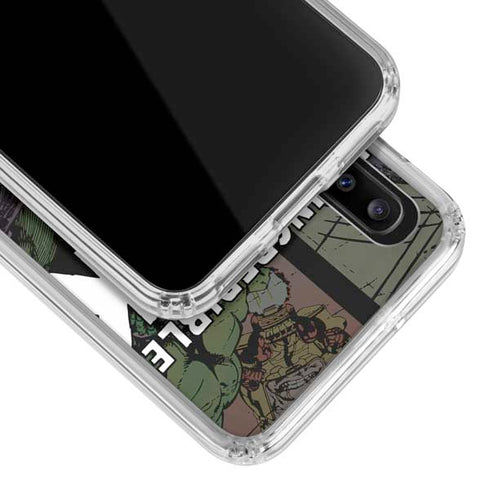 Marvel Classic Comics Hulk Fighter Vintage Galaxy A20 Clear Case