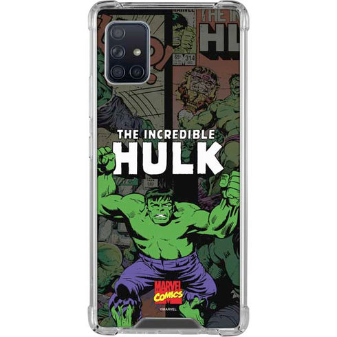 Marvel Classic Comics Hulk Fighter Vintage Galaxy A51 5G Clear Case