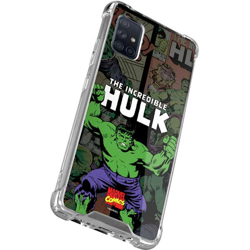 Marvel Classic Comics Hulk Fighter Vintage Galaxy A51 5G Clear Case