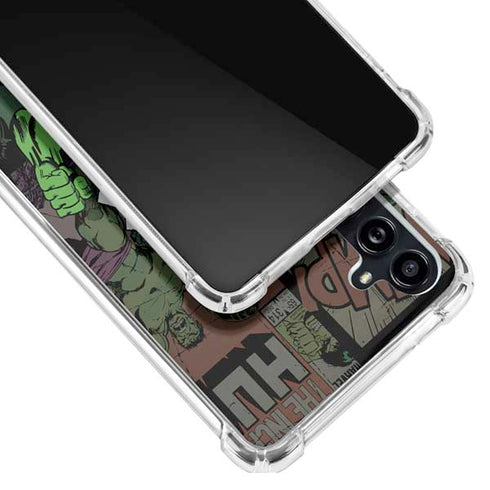 Marvel Classic Comics Hulk Fighter Vintage Galaxy A54 5G Clear Case