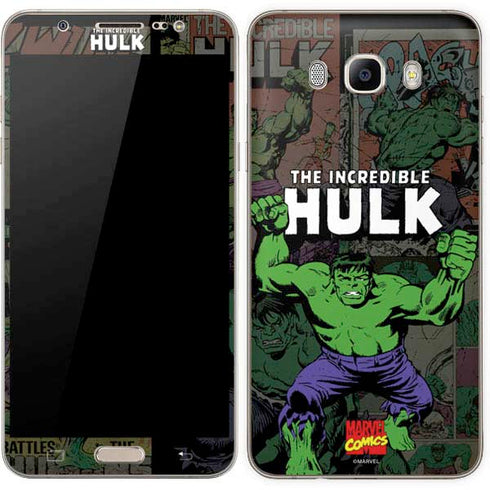Marvel Classic Comics Hulk Fighter Vintage Galaxy J7 Skin