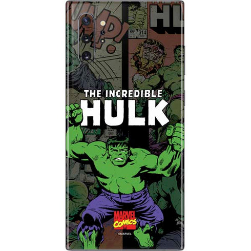 Marvel Classic Comics Hulk Fighter Vintage Galaxy Note 10 Plus Skin