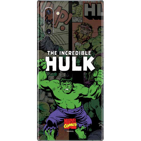Marvel Classic Comics Hulk Fighter Vintage Galaxy Note 10 Skin