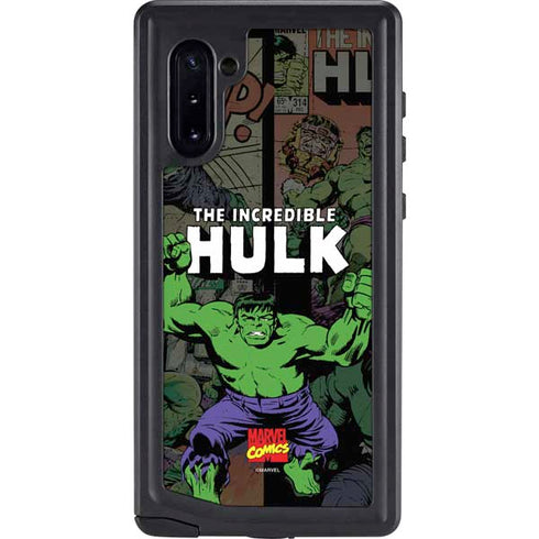 Marvel Classic Comics Hulk Fighter Vintage Galaxy Note 10 Waterproof Case
