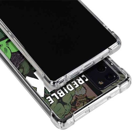 Marvel Classic Comics Hulk Fighter Vintage Galaxy Note20 5G Clear Case