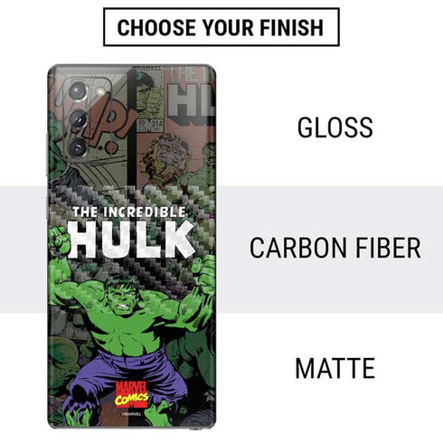 Marvel Classic Comics Hulk Fighter Vintage Galaxy Note20 5G Skin