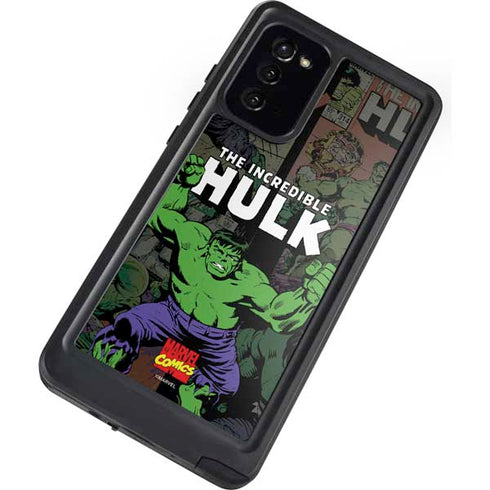 Marvel Classic Comics Hulk Fighter Vintage Galaxy Note20 5G Waterproof Case