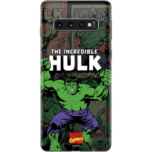 Marvel Classic Comics Hulk Fighter Vintage Galaxy S10 Skin