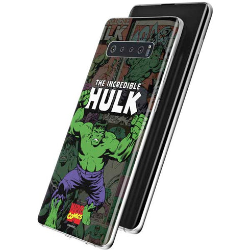 Marvel Classic Comics Hulk Fighter Vintage Galaxy S10 Skin