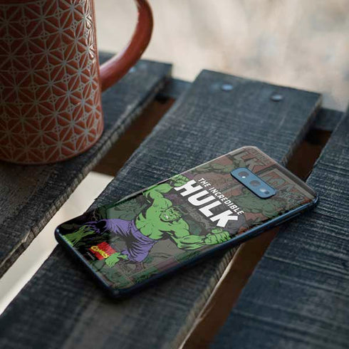 Marvel Classic Comics Hulk Fighter Vintage Galaxy S10e Skin