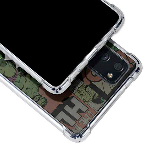 Marvel Classic Comics Hulk Fighter Vintage Galaxy S20 FE Clear Case
