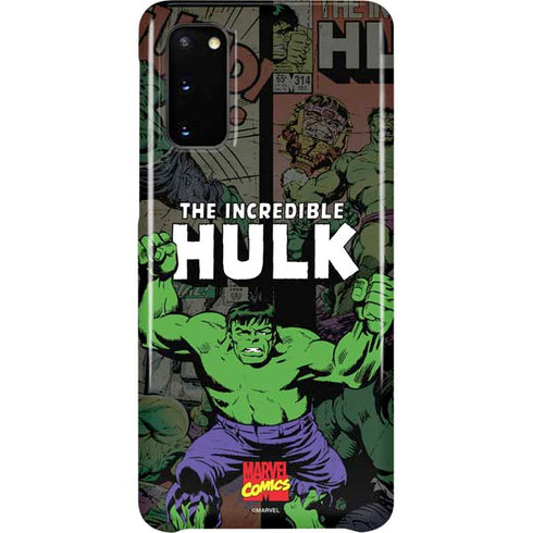 Marvel Classic Comics Hulk Fighter Vintage Galaxy S20 Lite Case
