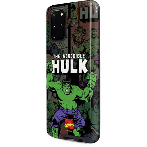 Marvel Classic Comics Hulk Fighter Vintage Galaxy S20 Plus Pro Case