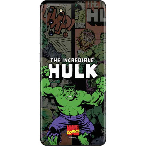 Marvel Classic Comics Hulk Fighter Vintage Galaxy S20 Plus Skin