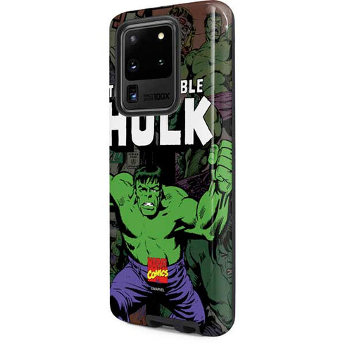 Marvel Classic Comics Hulk Fighter Vintage Galaxy S20 Ultra 5G Pro Case