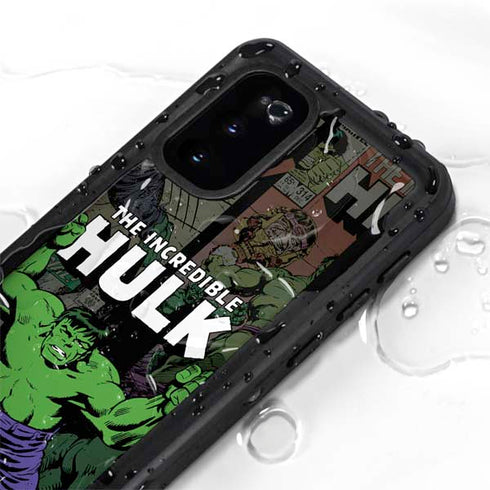 Marvel Classic Comics Hulk Fighter Vintage Galaxy S20 Waterproof Case