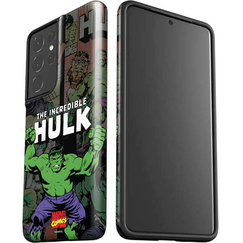 Marvel Classic Comics Hulk Fighter Vintage Galaxy S21 Ultra 5G Pro Case