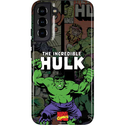 Marvel Classic Comics Hulk Fighter Vintage Galaxy S22 Plus Pro Case