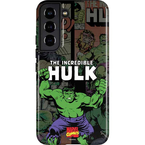 Marvel Classic Comics Hulk Fighter Vintage Galaxy S22 Pro Case