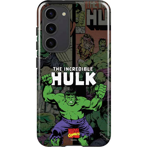 Marvel Classic Comics Hulk Fighter Vintage Galaxy S23 Plus Pro Case