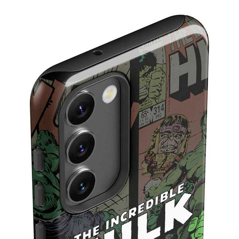 Marvel Classic Comics Hulk Fighter Vintage Galaxy S23 Plus Pro Case