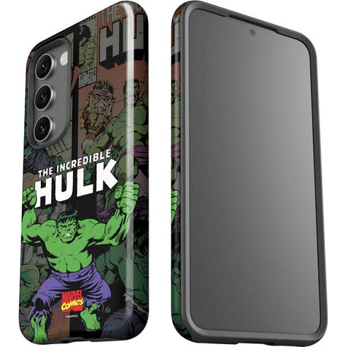 Marvel Classic Comics Hulk Fighter Vintage Galaxy S23 Plus Pro Case
