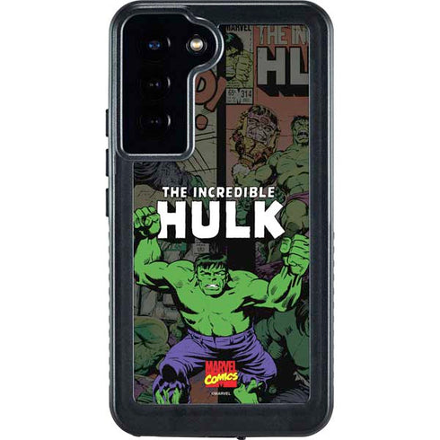 Marvel Classic Comics Hulk Fighter Vintage Galaxy S23 Plus Waterproof Case