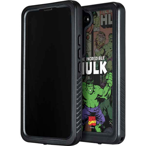 Marvel Classic Comics Hulk Fighter Vintage Galaxy S23 Plus Waterproof Case