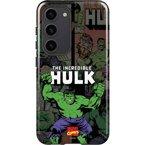Marvel Classic Comics Hulk Fighter Vintage Galaxy S23 Pro Case