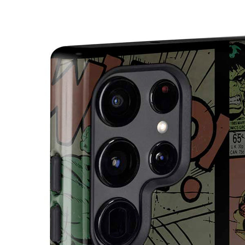 Marvel Classic Comics Hulk Fighter Vintage Galaxy S23 Ultra Pro Case