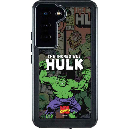 Marvel Classic Comics Hulk Fighter Vintage Galaxy S23 Waterproof Case