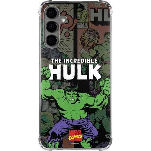 Marvel Classic Comics Hulk Fighter Vintage Galaxy S24 Plus Clear Case