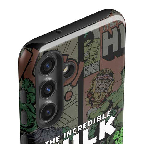 Marvel Classic Comics Hulk Fighter Vintage Galaxy S24 Plus Impact Case