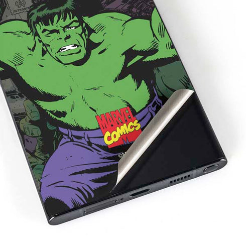 Marvel Classic Comics Hulk Fighter Vintage Galaxy S24 Ultra Skin