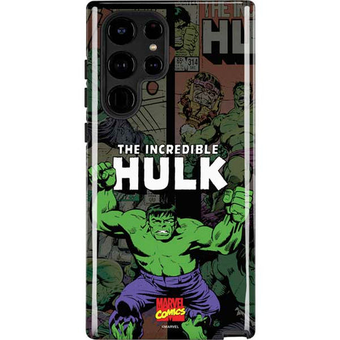 Marvel Classic Comics Hulk Fighter Vintage Galaxy S25 Ultra Impact Case