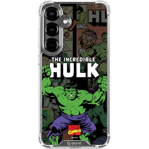Marvel Classic Comics Hulk Fighter Vintage Galaxy S26 Clear Case