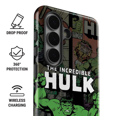 Marvel Classic Comics Hulk Fighter Vintage Galaxy S26 Impact Case