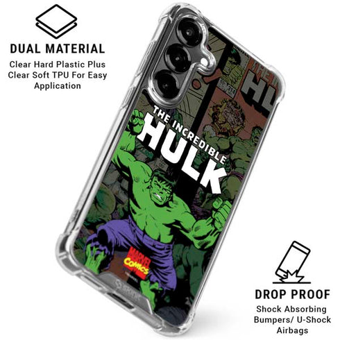 Marvel Classic Comics Hulk Fighter Vintage Galaxy S26 Plus Clear Case