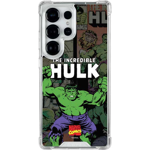 Marvel Classic Comics Hulk Fighter Vintage Galaxy S26 Ultra Clear Case