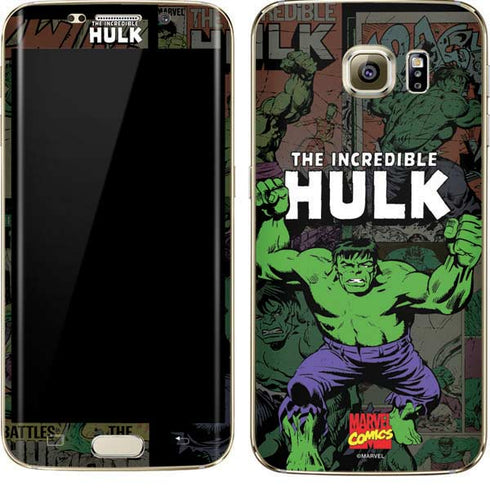 Marvel Classic Comics Hulk Fighter Vintage Galaxy S7 Edge Skin