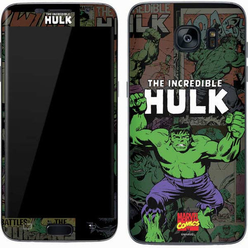 Marvel Classic Comics Hulk Fighter Vintage Galaxy S7 Skin