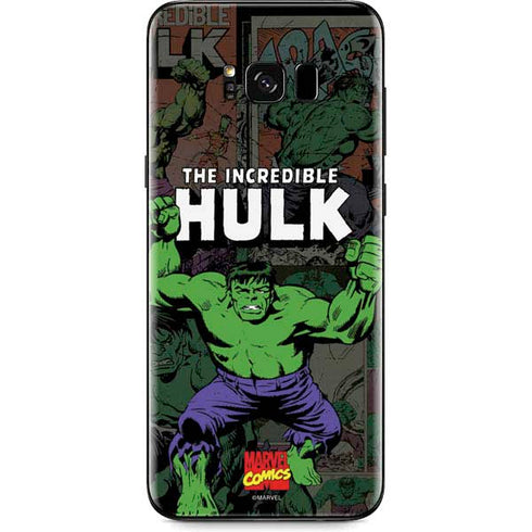 Marvel Classic Comics Hulk Fighter Vintage Galaxy S8 Skin