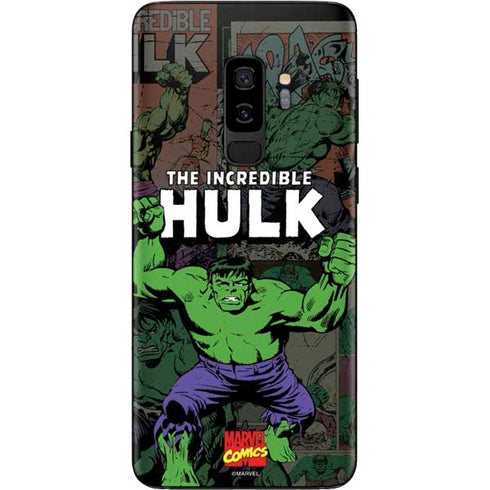 Marvel Classic Comics Hulk Fighter Vintage Galaxy S9 Plus Skin