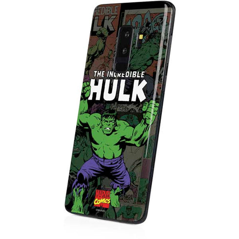 Marvel Classic Comics Hulk Fighter Vintage Galaxy S9 Plus Skin